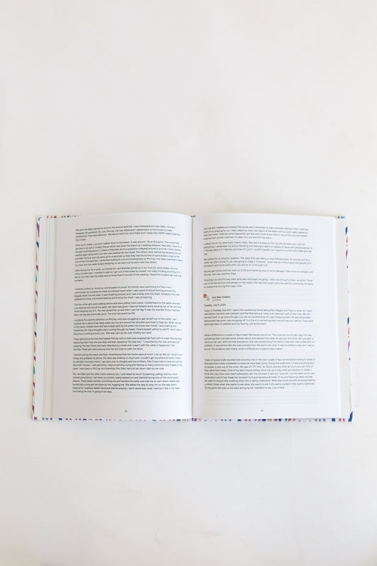 Take a look at the INSIDE of the CaringBridge journals...
